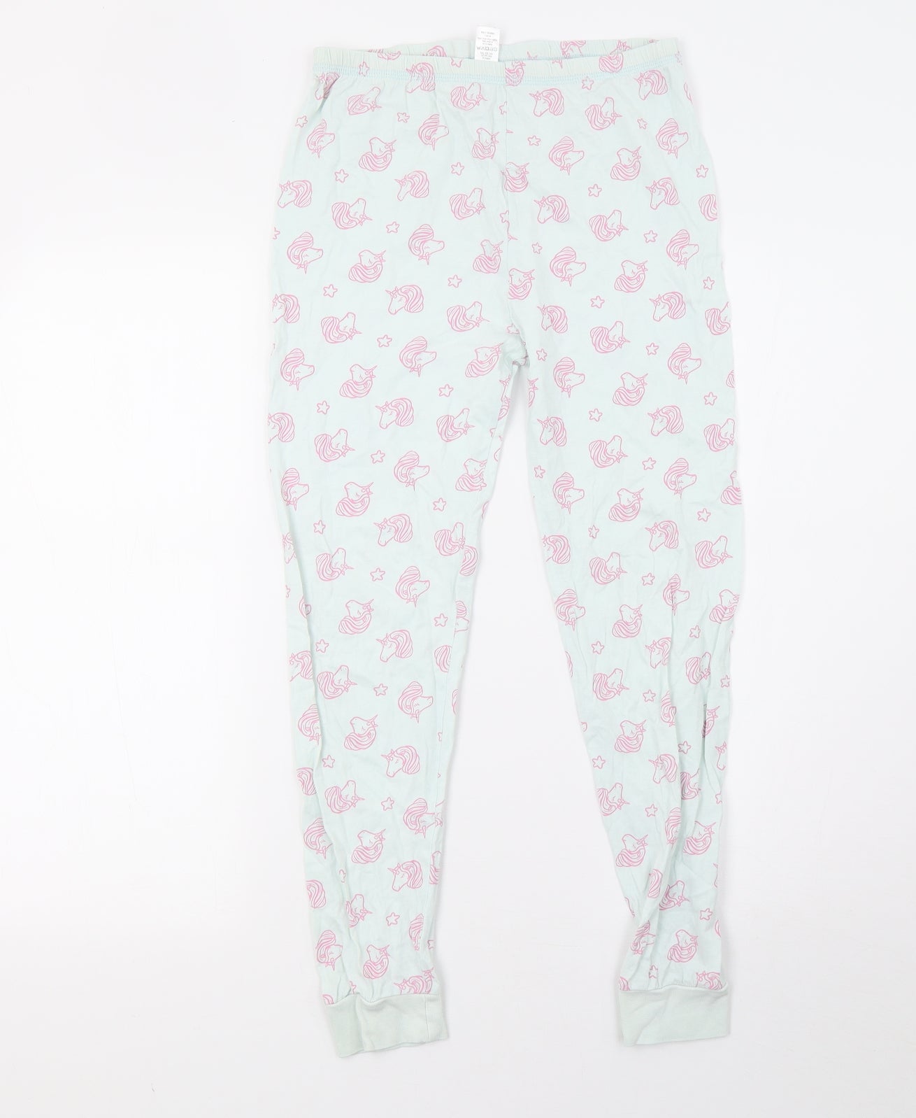 George Girls Blue Polka Dot   Pyjama Set Size 10-11 Years