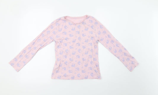 George Girls Pink Polka Dot   Pyjama Set Size 10-11 Years