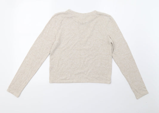 jeff & co Womens Beige    Pyjama Top Size 12