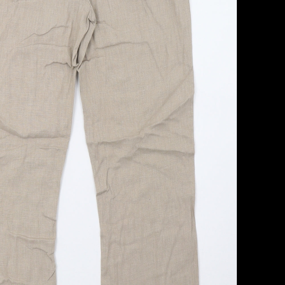George Womens Beige   Trousers  Size 12 L29 in