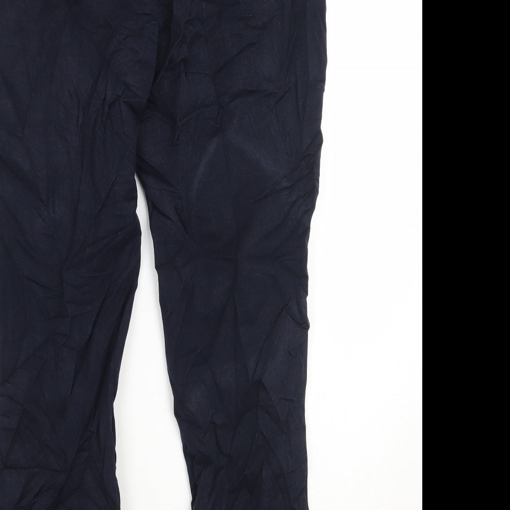 NEXT Womens Blue   Trousers  Size 10 L23 in