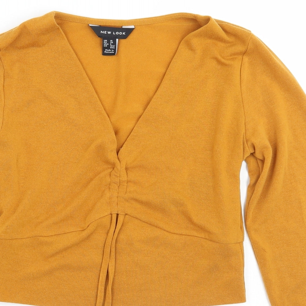 Newlook Womens Yellow   Pullover Jumper Size 10