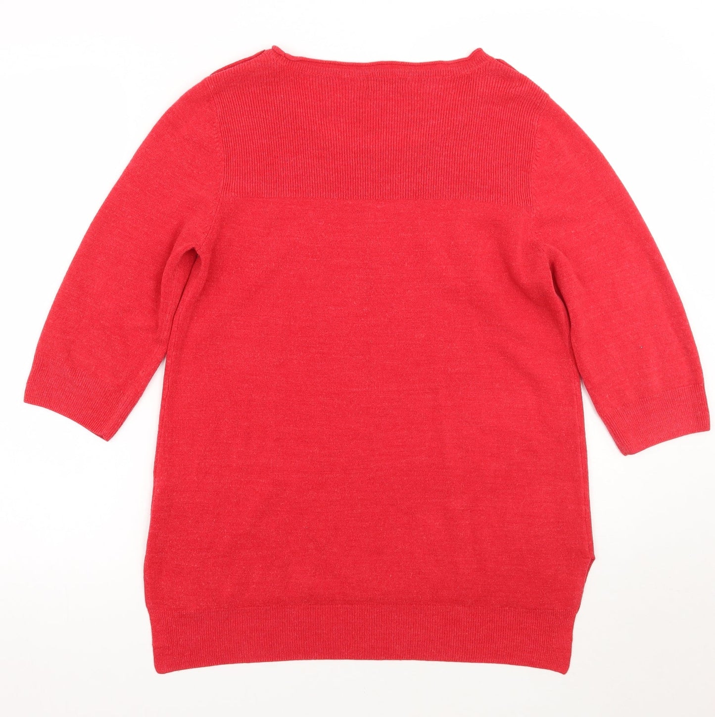 F&F Womens Red   Pullover Jumper Size 14
