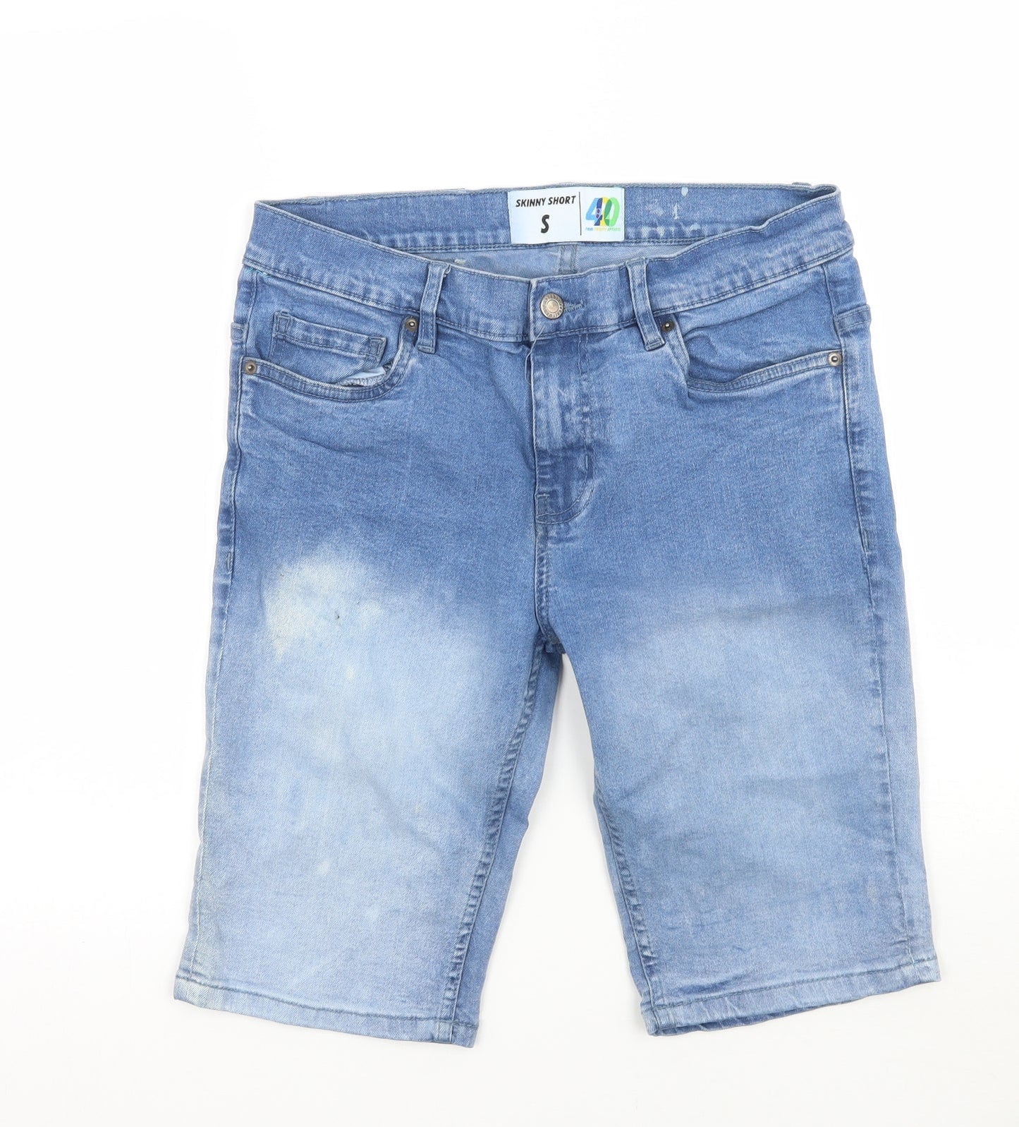 420 apparel  Boys Blue   Cropped Jeans Size S