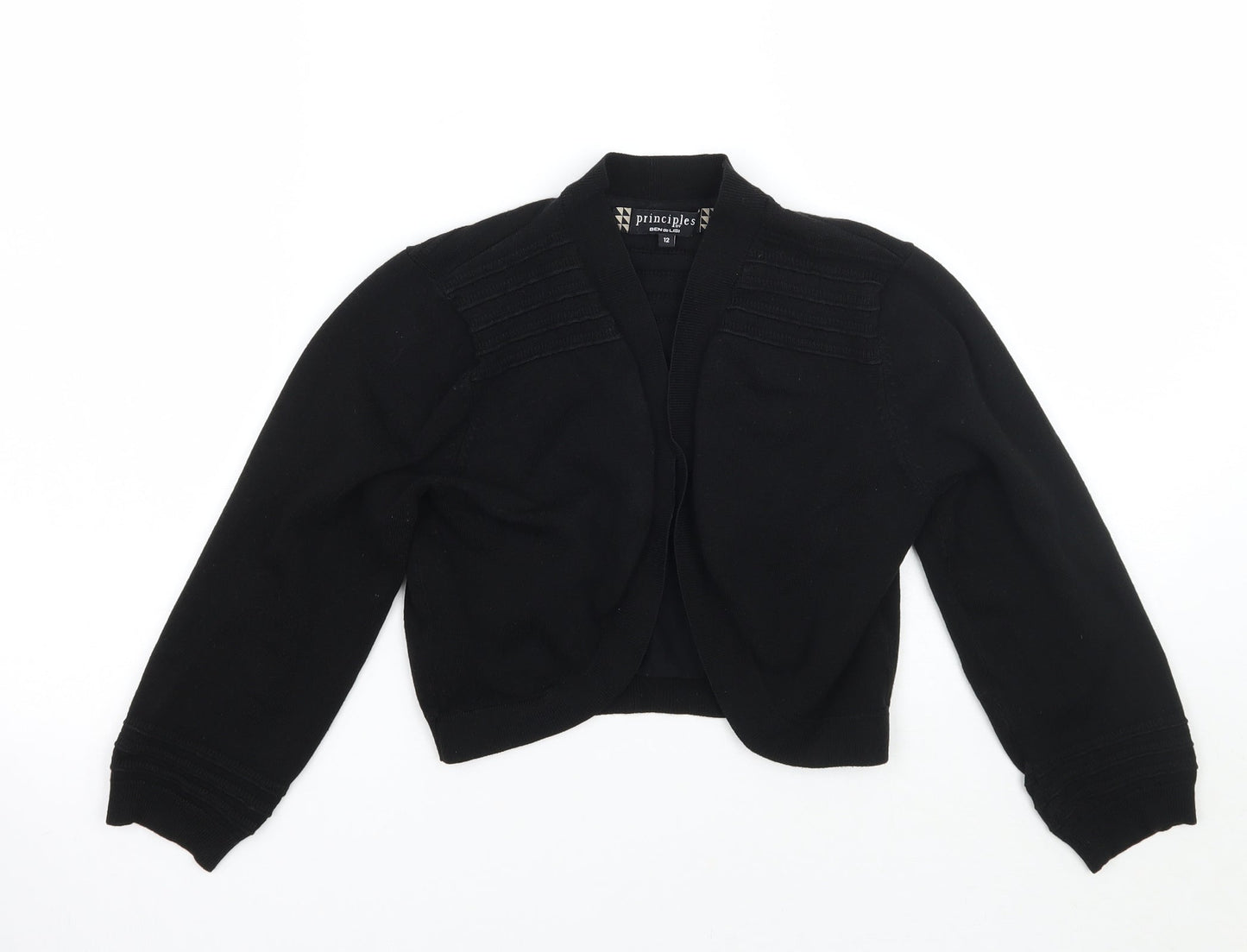 Principles Womens Black   Cardigan Jumper Size 12