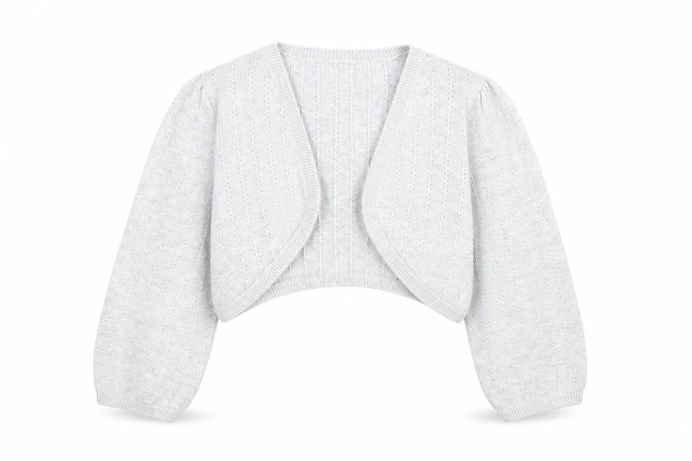Marks and Spencer Girls Grey   Cardigan Jumper Size 3-4 Years