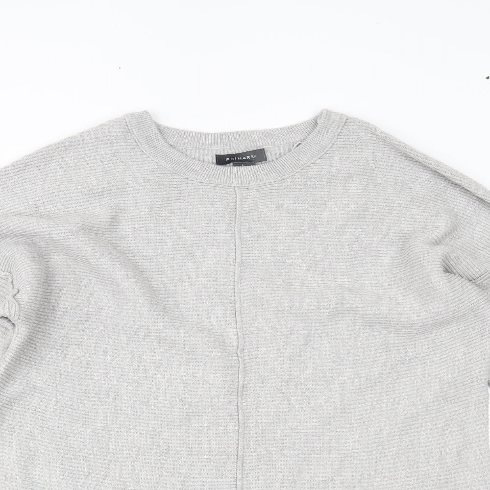 Primark Womens Grey   Pullover Jumper Size L