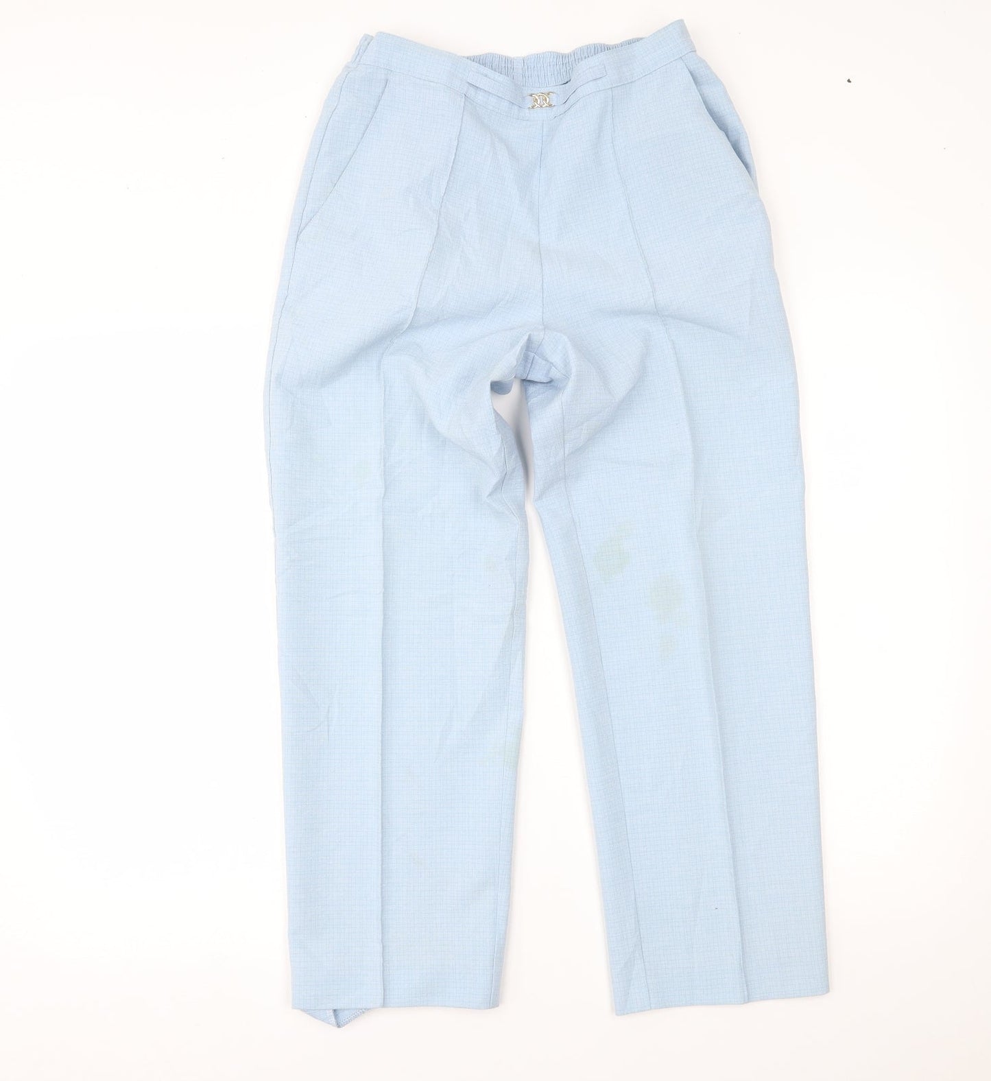 Marks and Spencer Womens Blue   Trousers  Size 10 L24 in