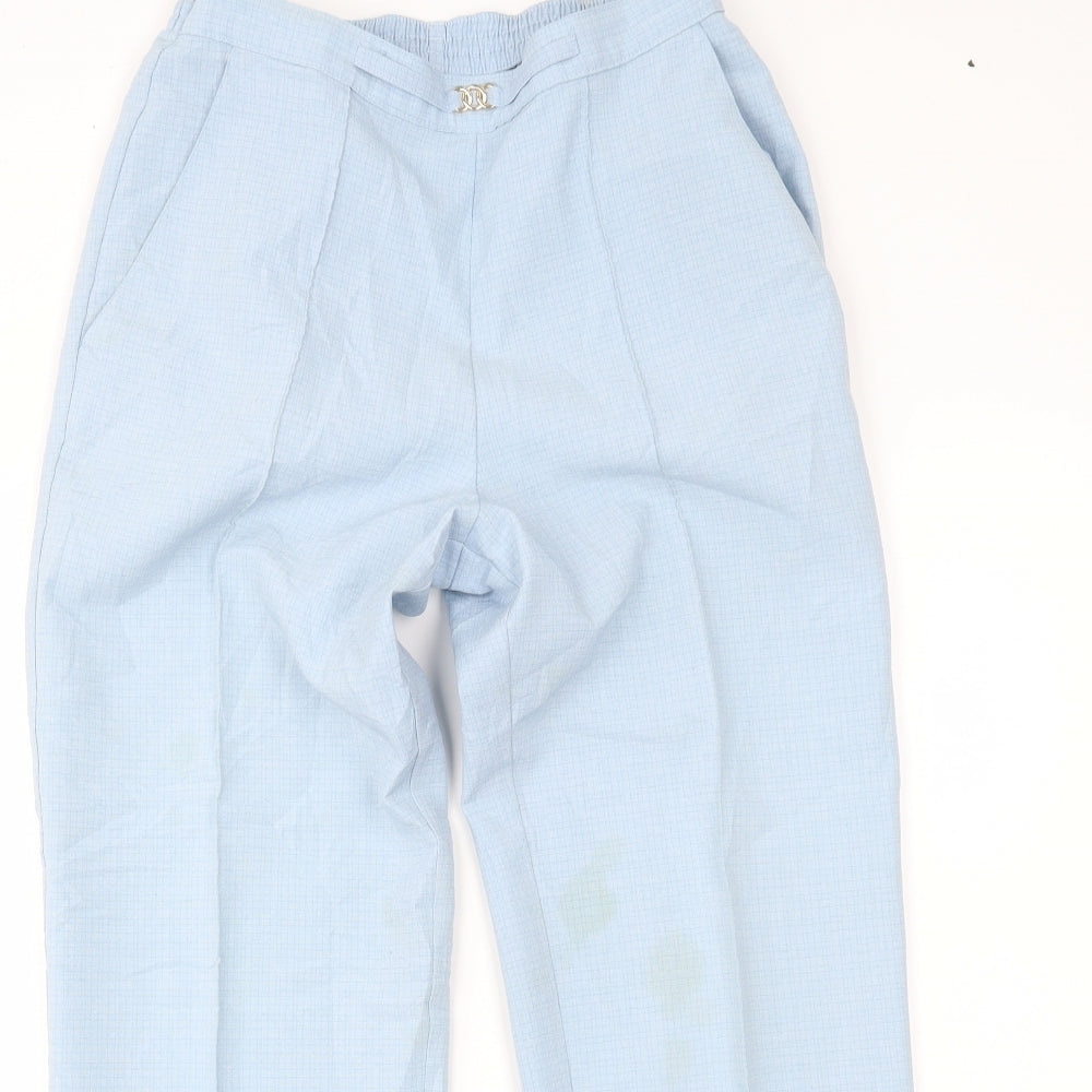 Marks and Spencer Womens Blue   Trousers  Size 10 L24 in