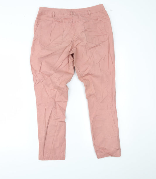 NEXT Womens Pink   Cropped Jeans Size 10 L25 in