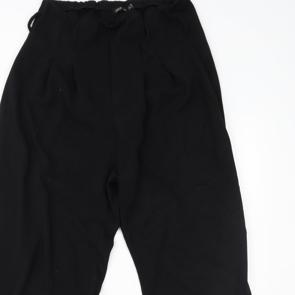 Boohoo Womens Black   Trousers  Size 16 L26 in