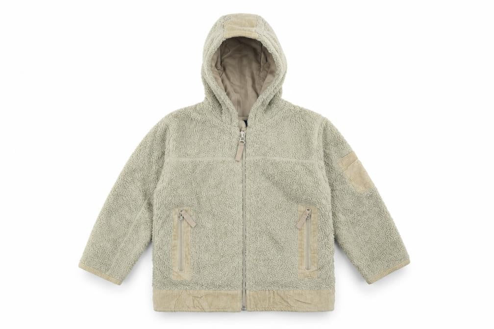 Front view of Next boys’ green jacket, size 3-4, years