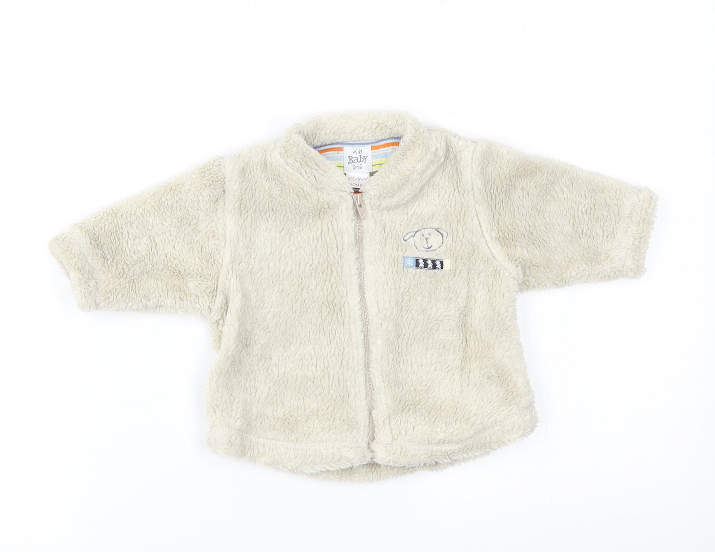 H&M Baby Beige   Jacket  Size 3-6 Months