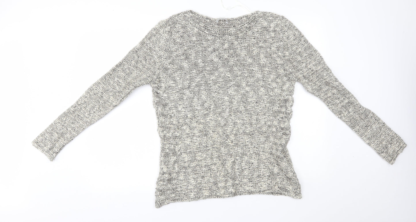 M&S Womens Grey   Pullover Jumper Size L