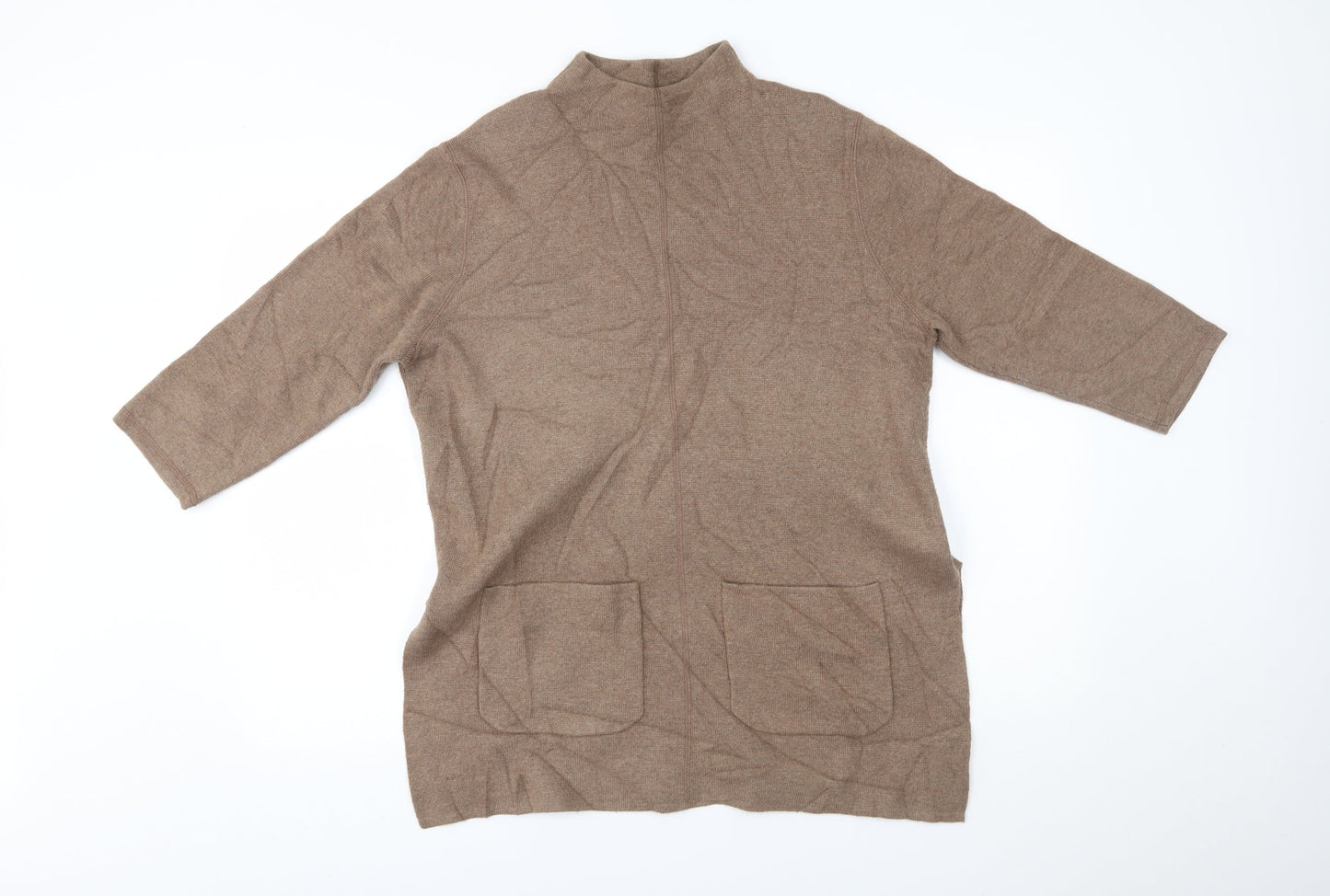 M&S Womens Brown   Pullover Jumper Size 14