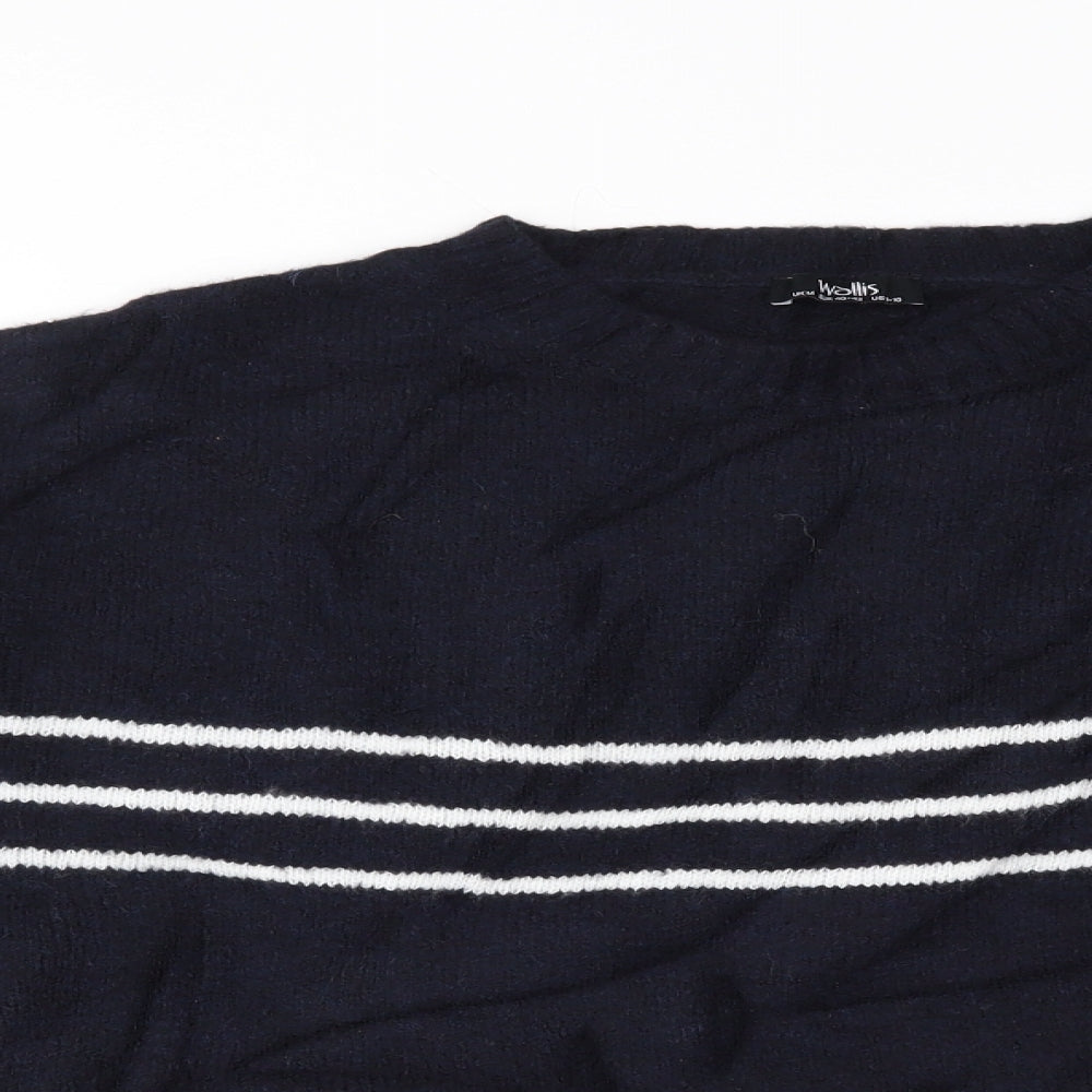 Wallis Womens Blue   Pullover Jumper Size M