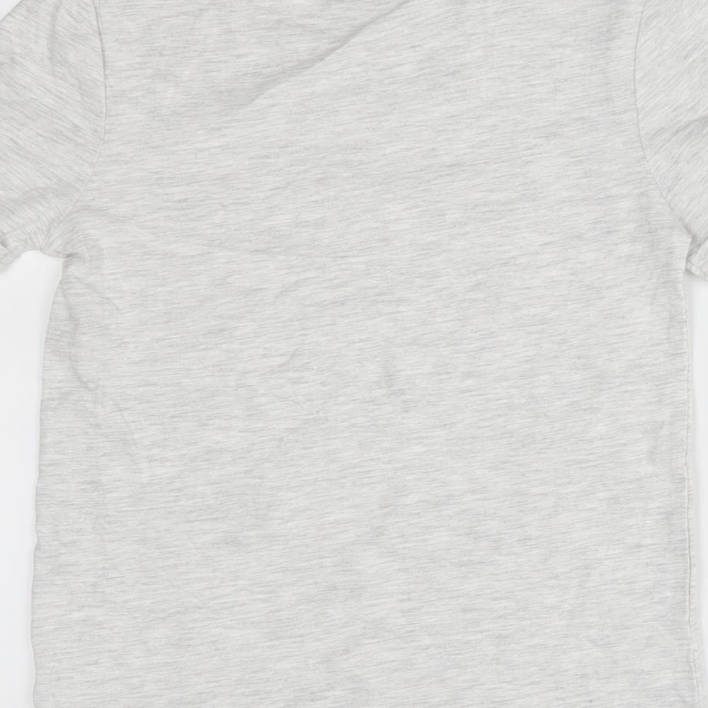 Matalan Girls Grey   Basic T-Shirt Size 8 Years