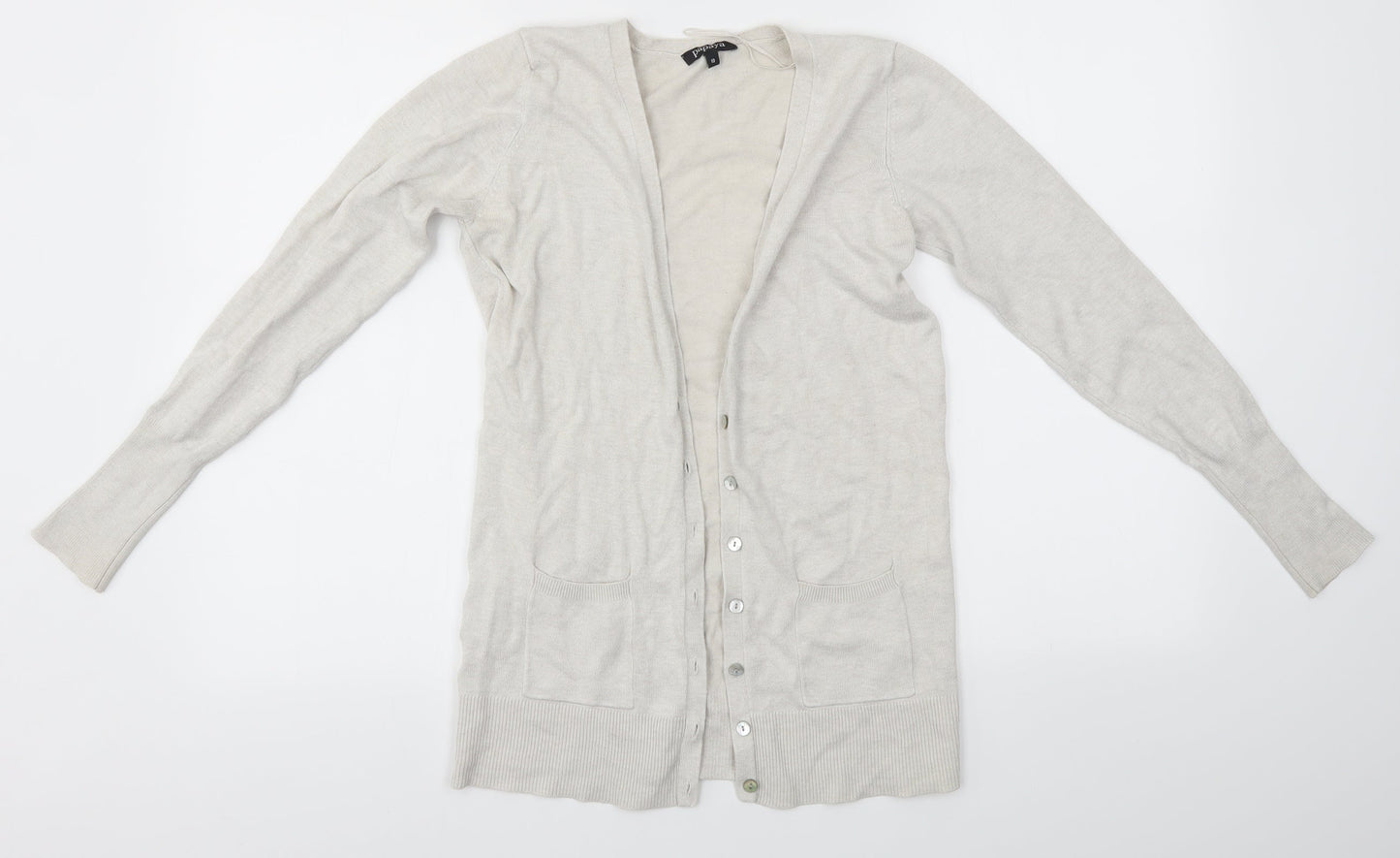 Matalan Womens Grey   Cardigan Jumper Size 10