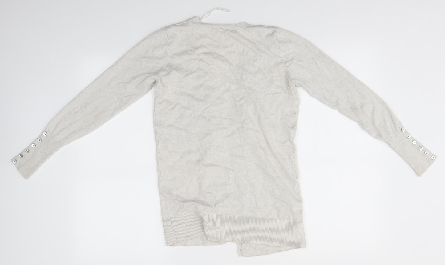 Matalan Womens Grey   Cardigan Jumper Size 10