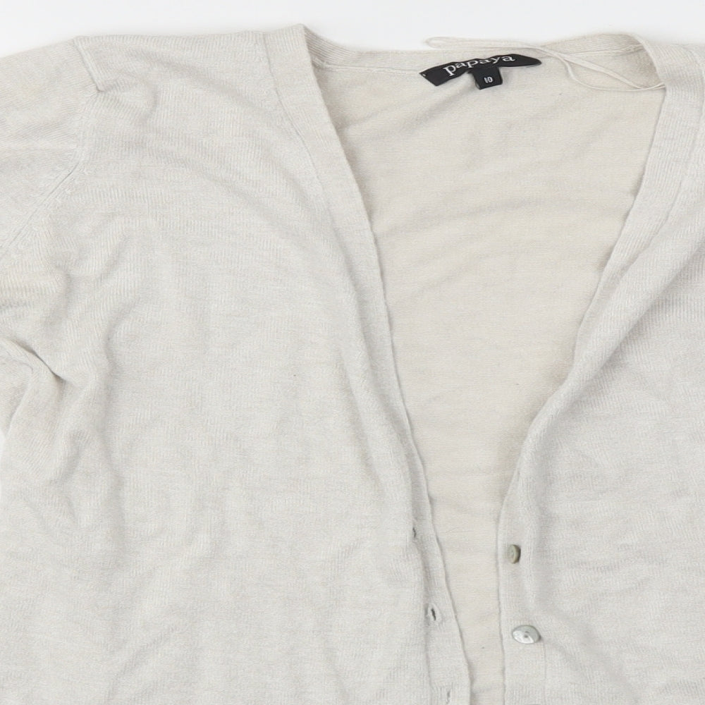 Matalan Womens Grey   Cardigan Jumper Size 10