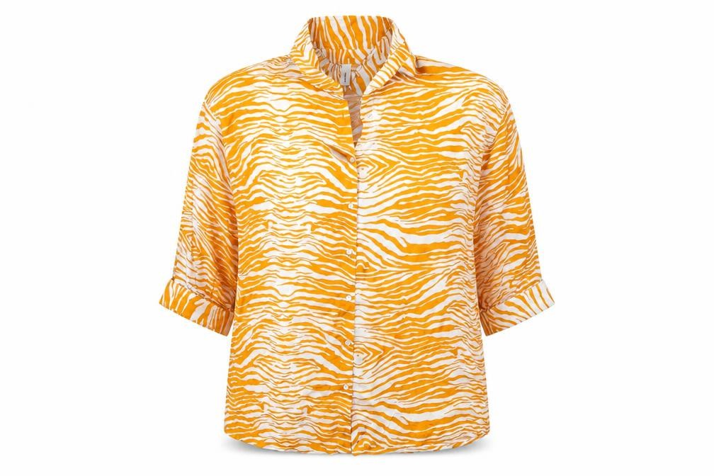 Soyaconcept Mens Multicoloured Animal Print   Button-Up Size M