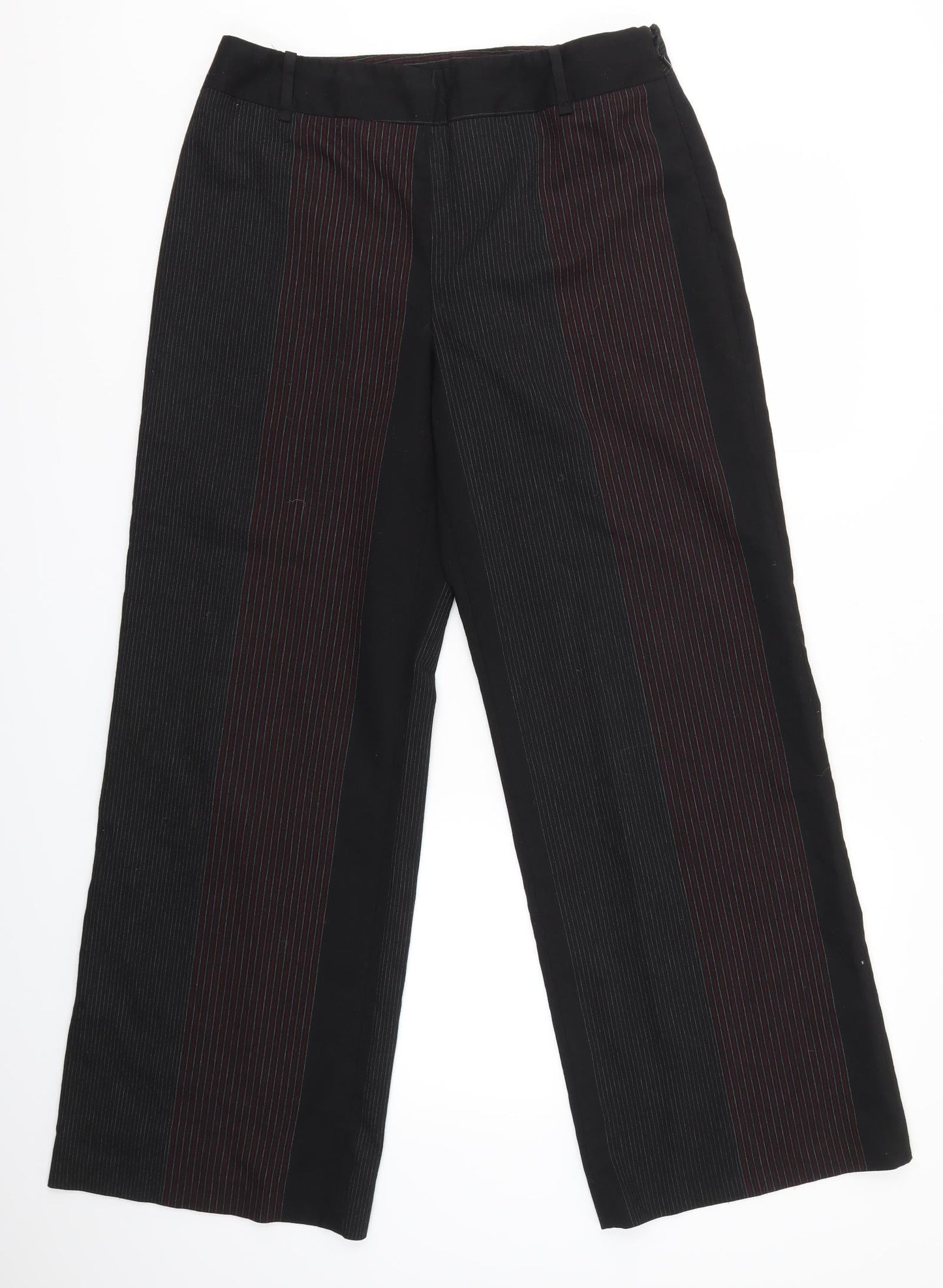M&S Womens Multicoloured   Dress Pants Trousers Size 16 L30 in