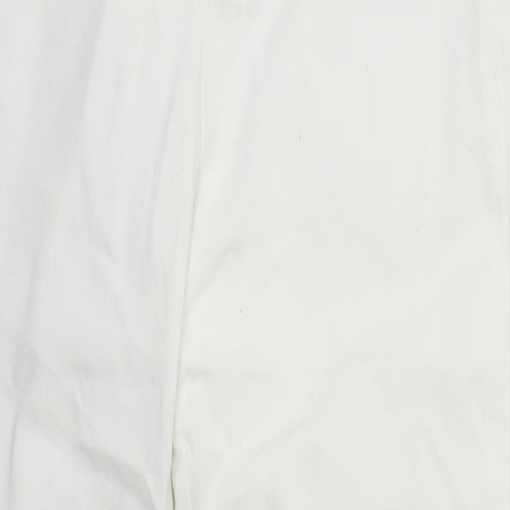 H&M Womens White   Skinny Jeans Size 14 L28 in