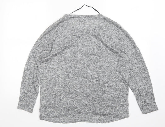 6ixty 8ight Womens Grey   Pullover Jumper Size L