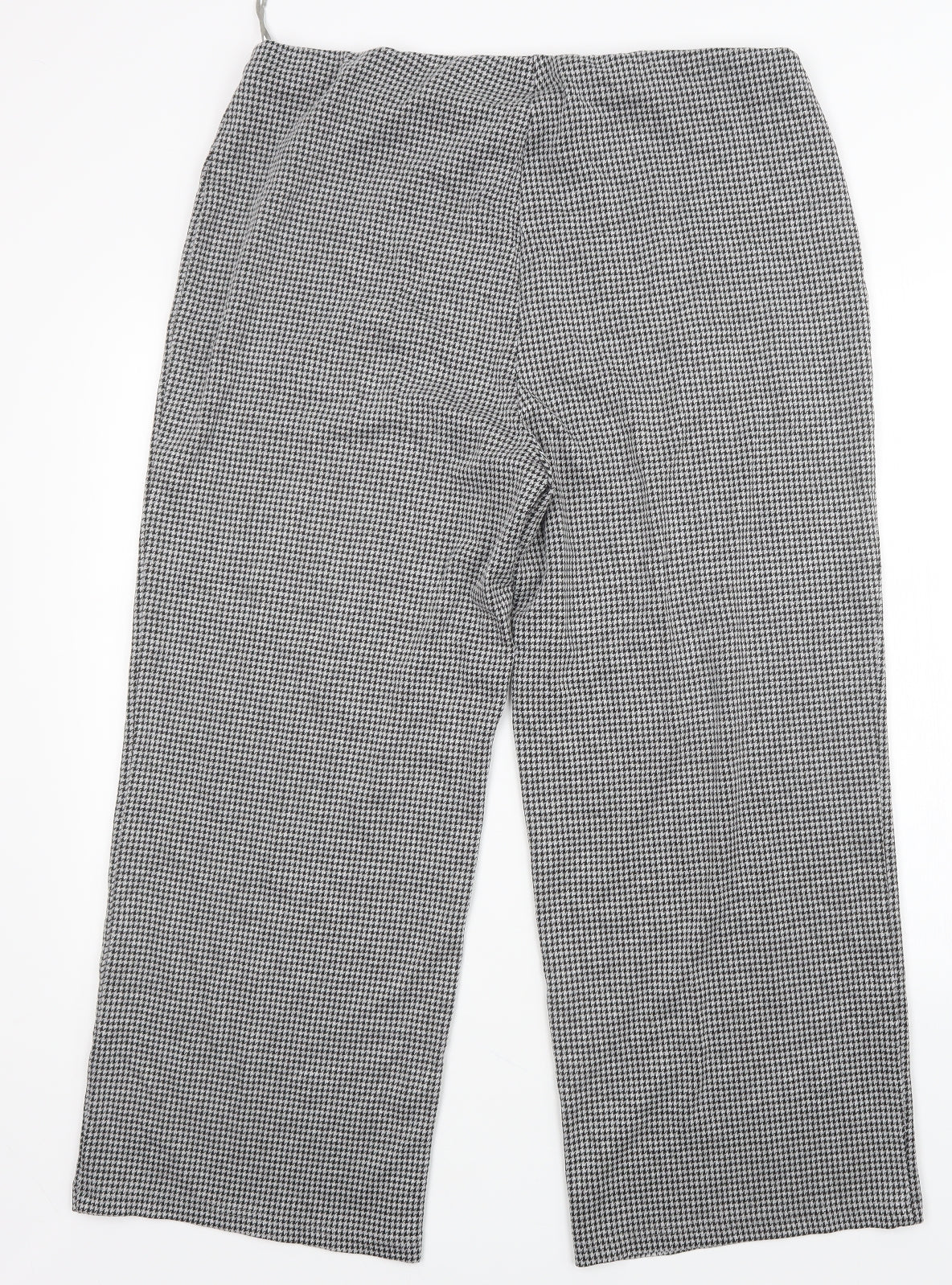 M&S Womens Multicoloured Check  Trousers  Size 20 L27 in