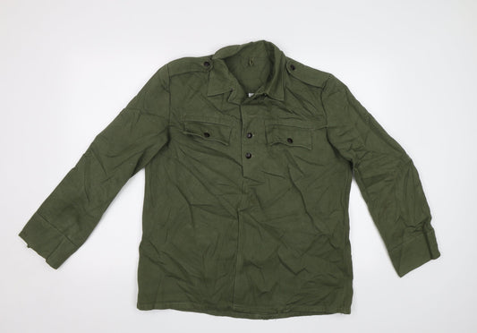 Preworn Womens Green  Canvas Jacket  Size L