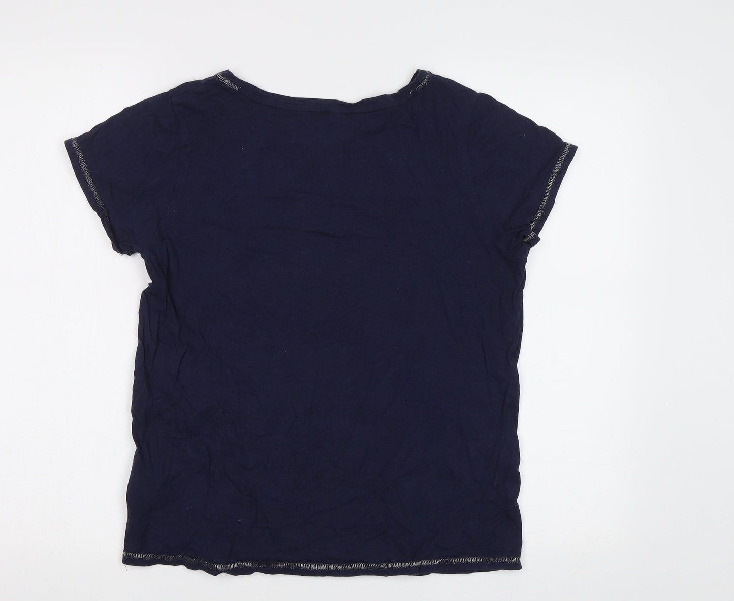 Debenhams Womens Black   Basic Polo Size 12  - Snuggle Up