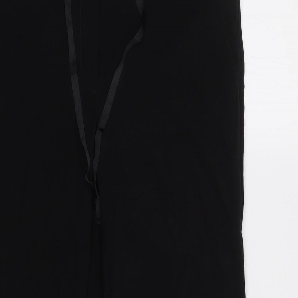 M&S Womens Black   Dress Pants Trousers Size 10 L28 in