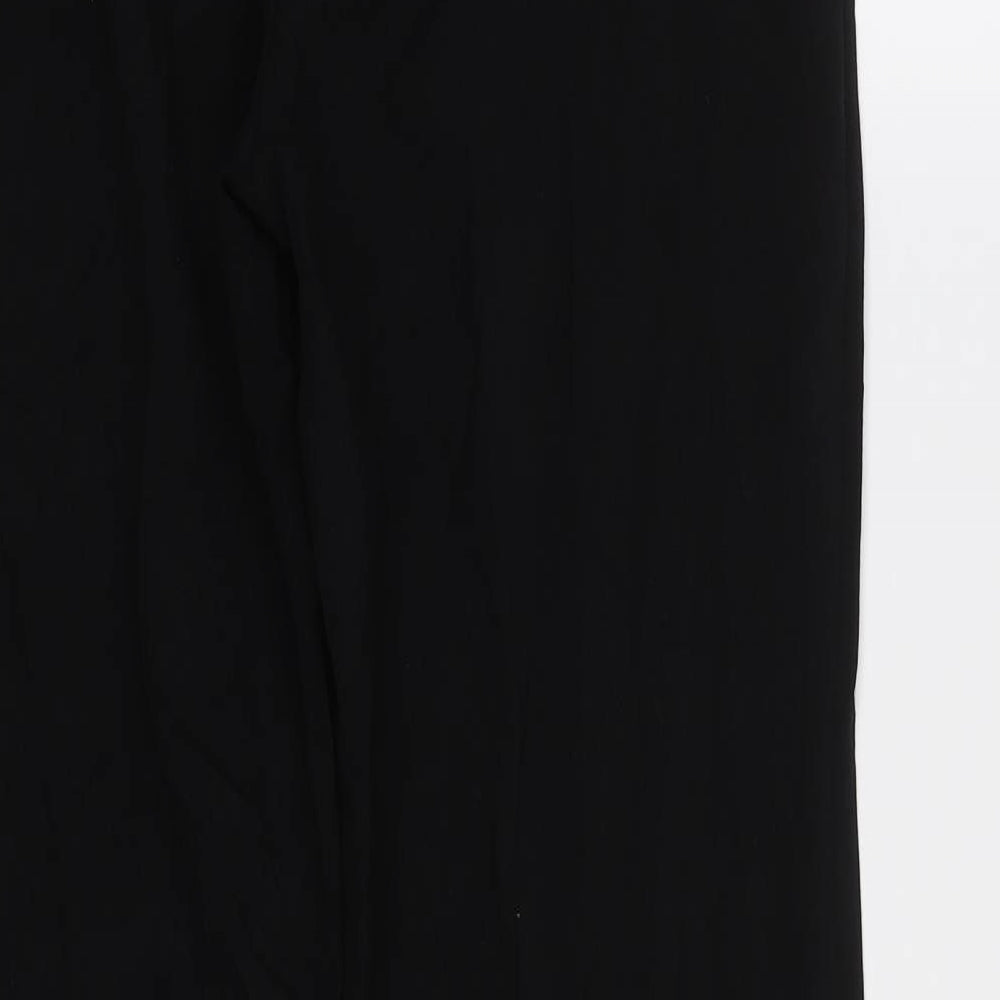 M&S Womens Black   Dress Pants Trousers Size 10 L28 in