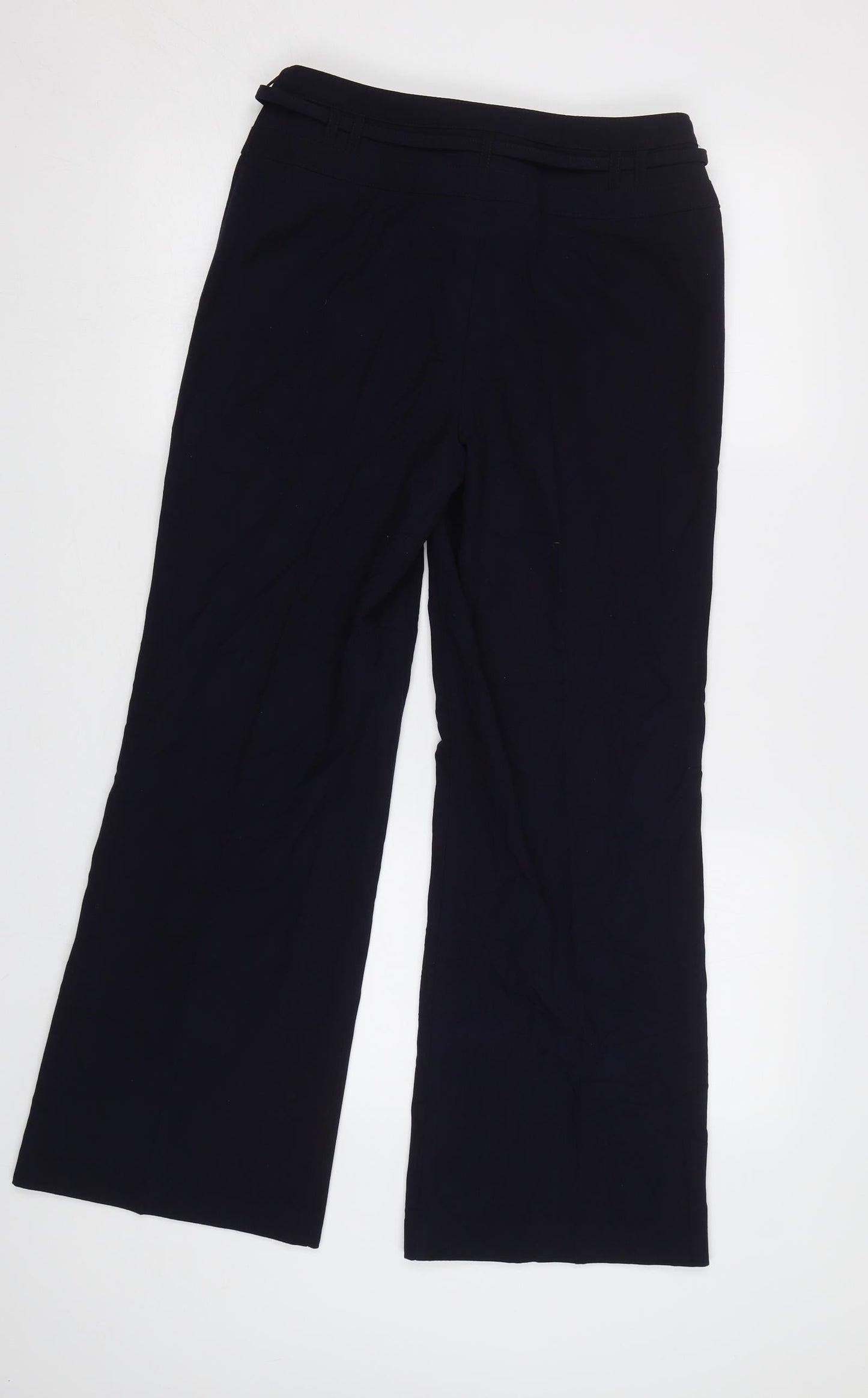 M&S Womens Blue   Dress Pants Trousers Size 10 L28 in