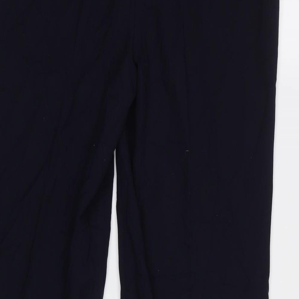 M&S Womens Blue   Dress Pants Trousers Size 10 L28 in