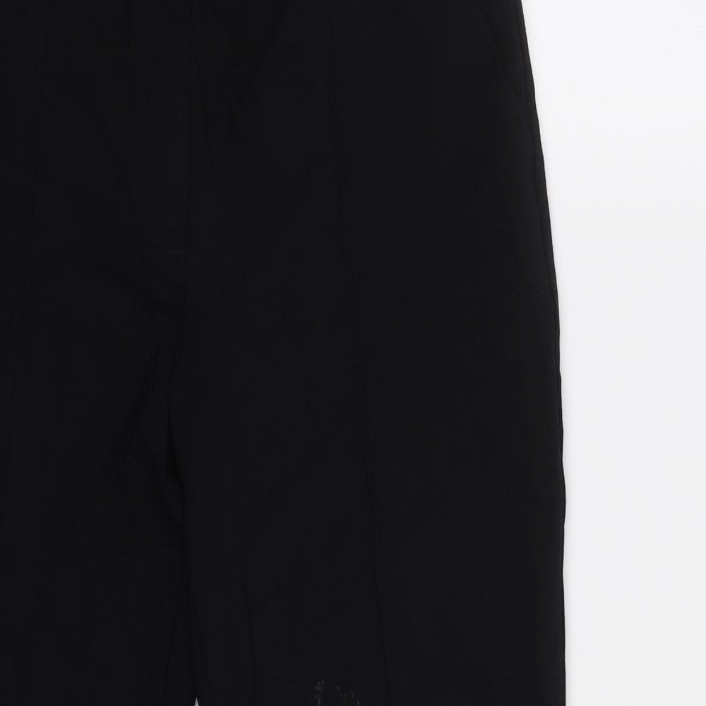 M&S Womens Black   Trousers  Size 10 L25 in