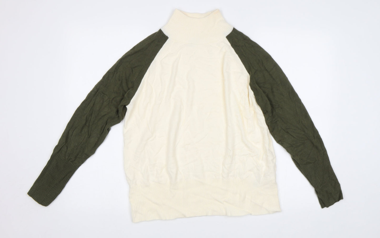 M&S Womens Ivory   Pullover Jumper Size M