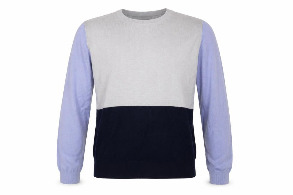 M&S Womens Blue Striped  Pullover Jumper Size 12