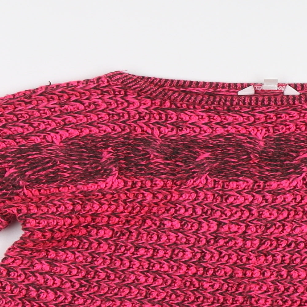 Miss E-Vie Girls Pink   Pullover Jumper Size 11-12 Years