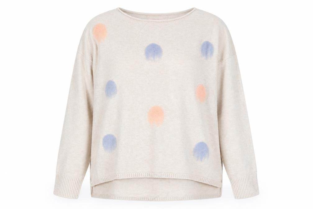 goodluck Womens Beige   Pullover Jumper Size M