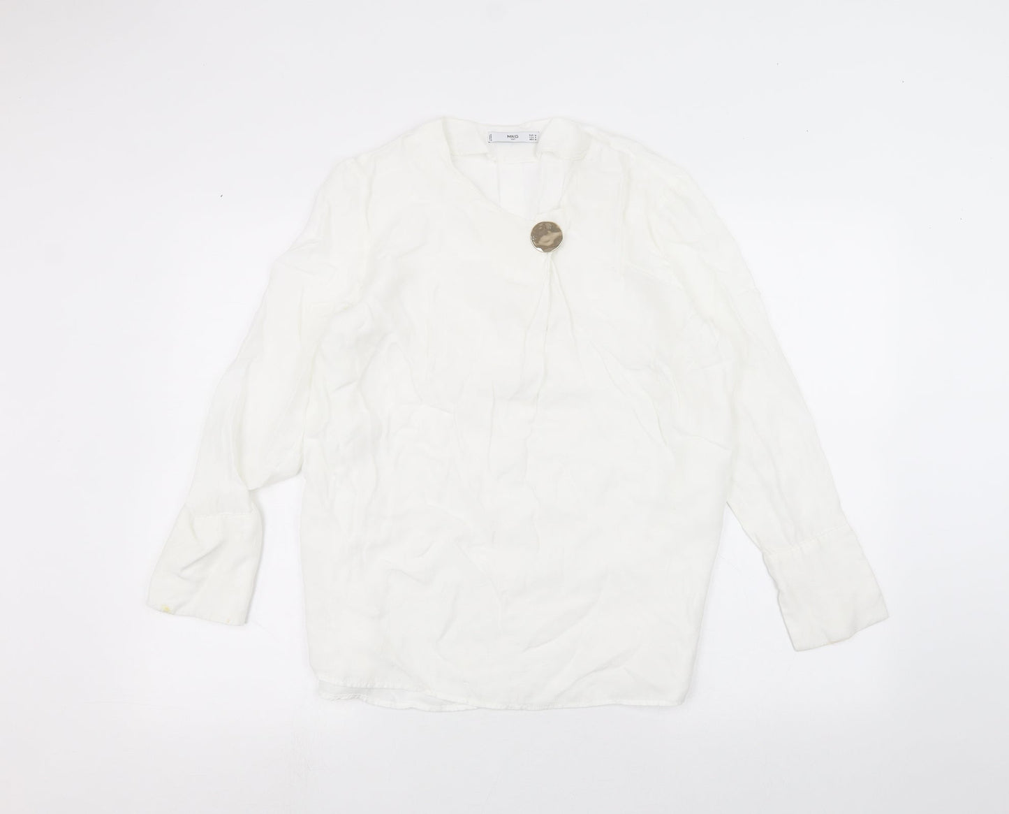 MNG Womens White   Pullover Jumper Size M