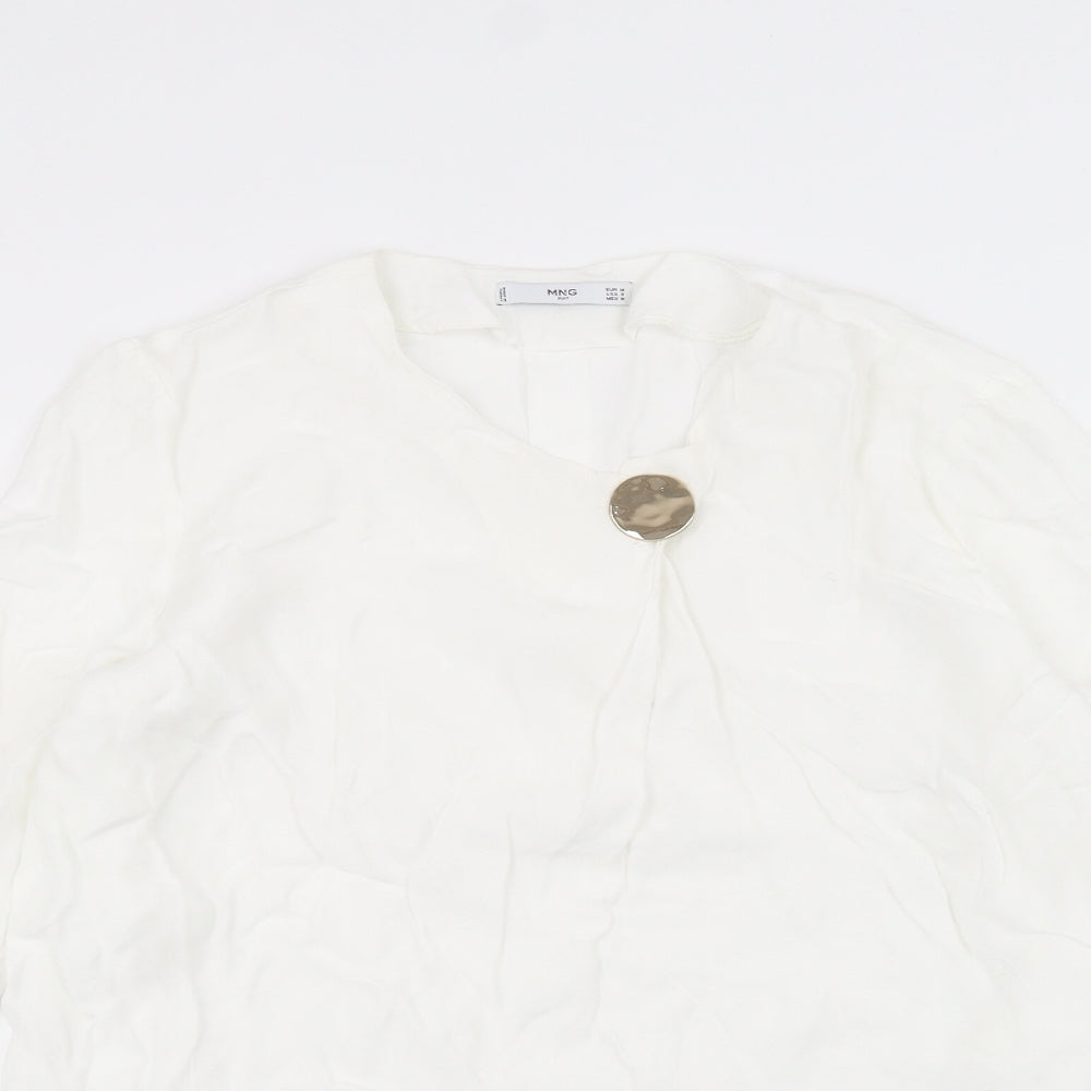 MNG Womens White   Pullover Jumper Size M