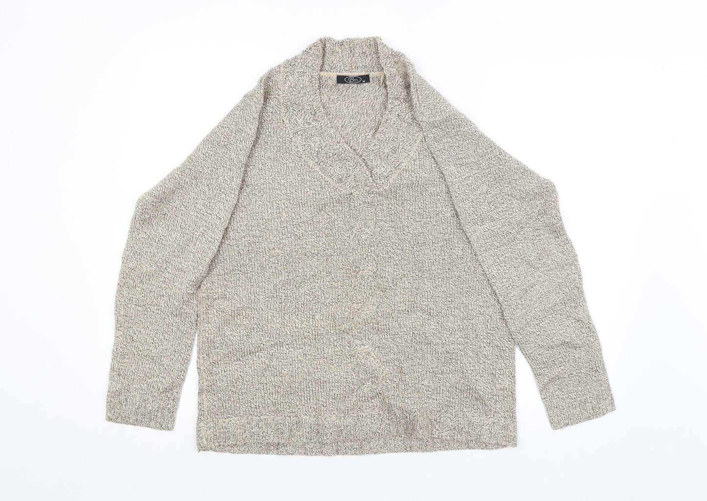 BM Womens Beige   Pullover Jumper Size M