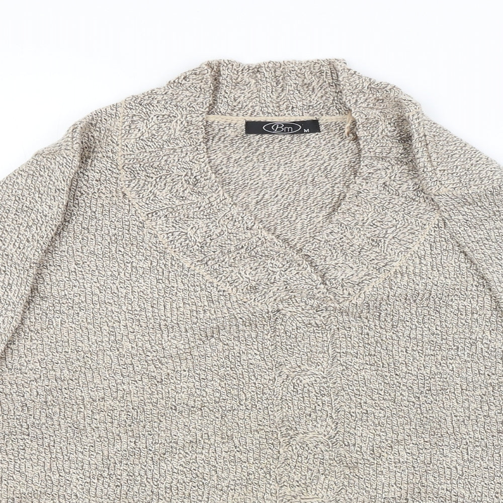 BM Womens Beige   Pullover Jumper Size M