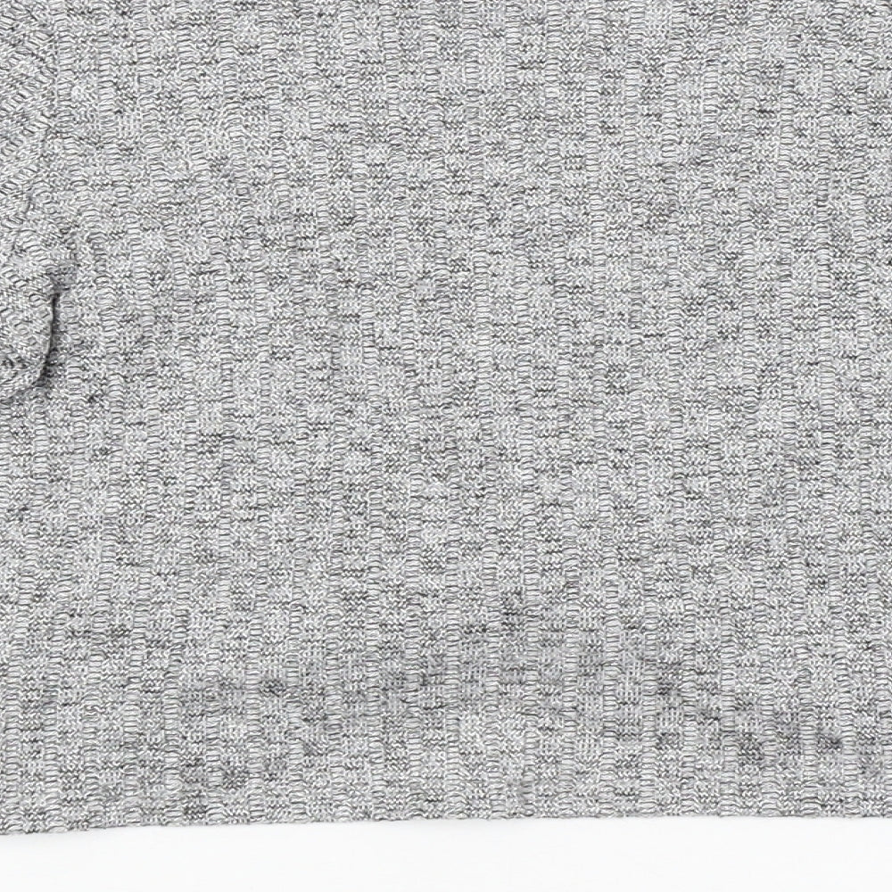 Nutmeg Girls Silver   Pullover Jumper Size 7-8 Years