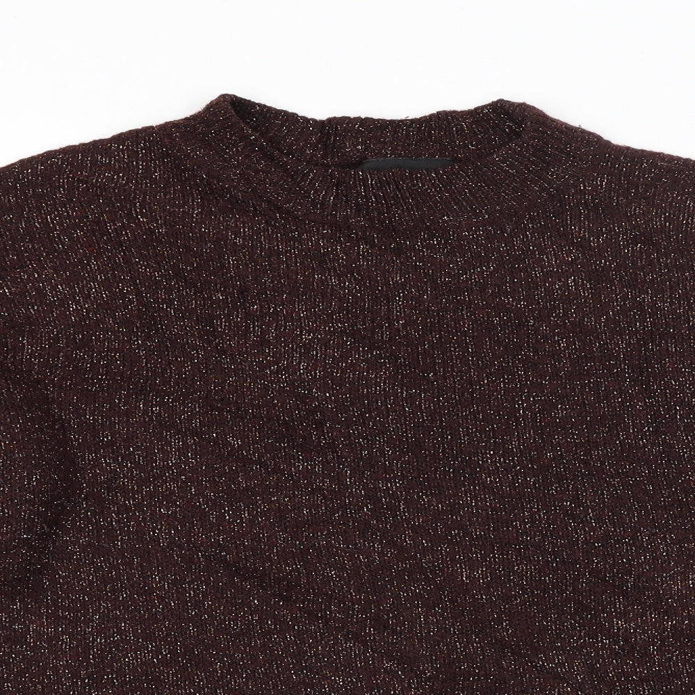 Warehouse Womens Brown   Pullover Jumper Size 10