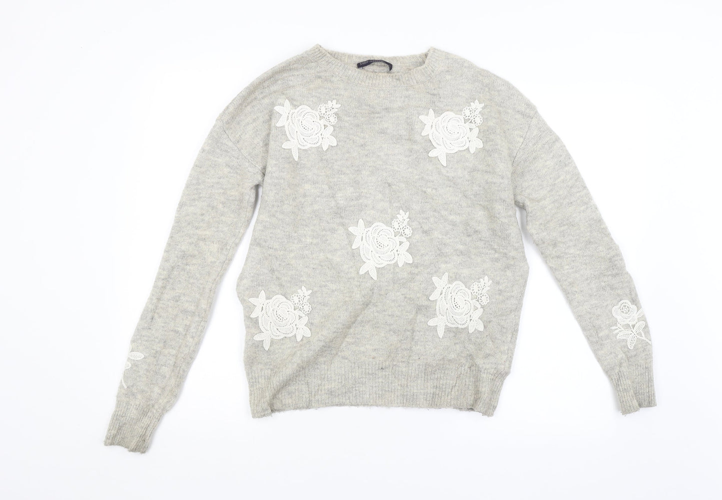 M&S Womens Grey   Pullover Jumper Size S