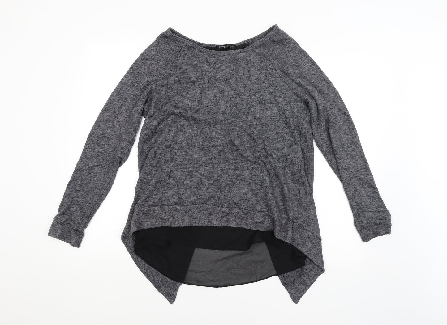 Green Envelope Womens Grey   Pullover Jumper Size M