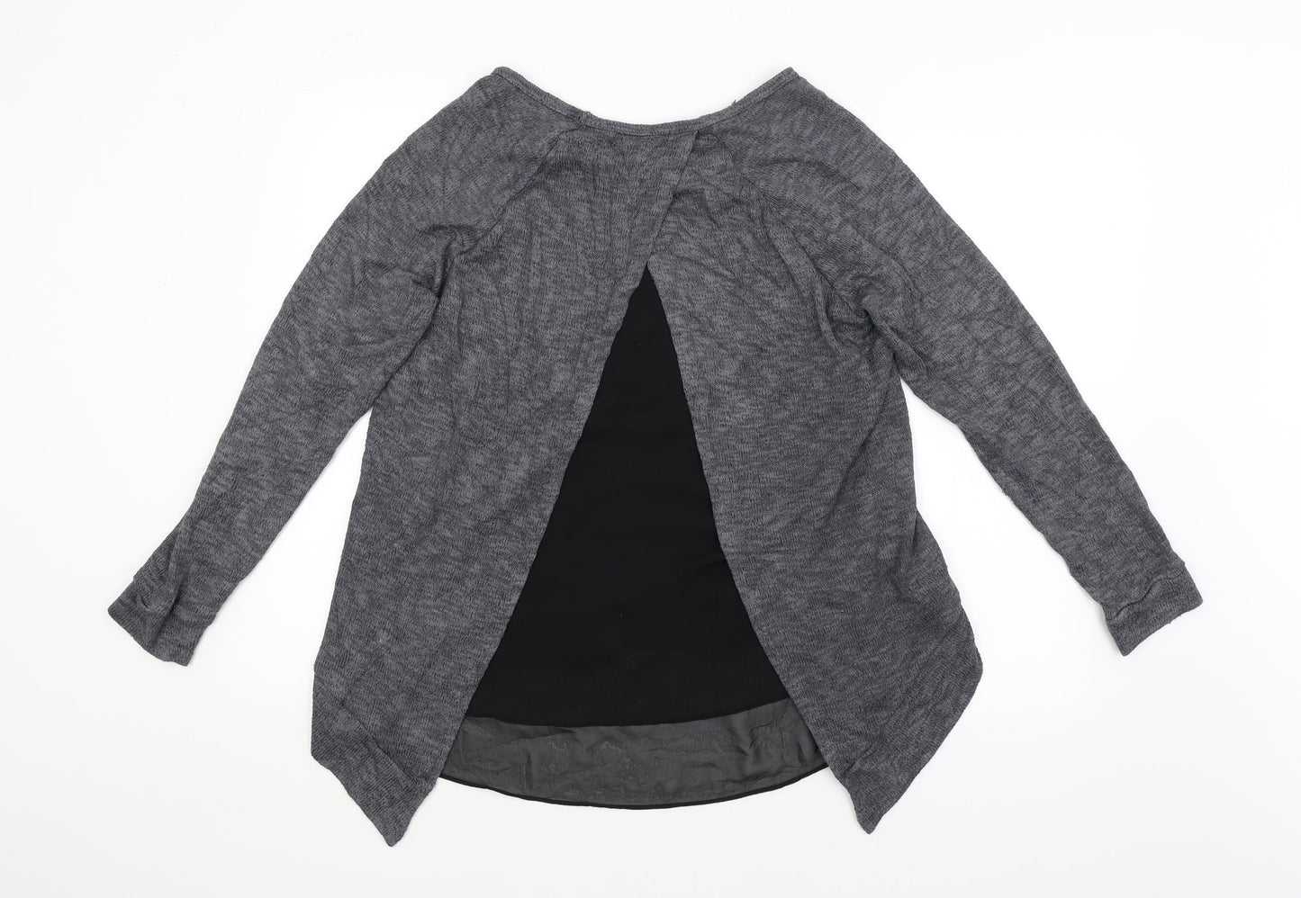 Green Envelope Womens Grey   Pullover Jumper Size M