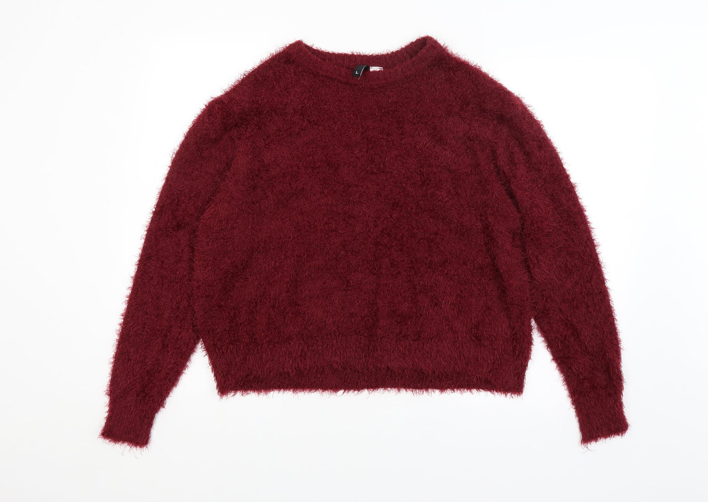 H&M Womens Red   Pullover Jumper Size L